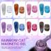 SUPWEE Rainbow Cat Eye Gel Polish 8 Colors Holographic Magnetic Gel Nail Polish 9D Cat Eye Glitter Sparkle Nail Gel Polish with Magnetic Stick Soak Off UV LED Varnish Gel Nail Art XCLSMY112 - Buy Online on GoSupps.com