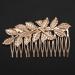 Obahdirry Fashion Punk Women Girls Hair Comb Hair Clip Jewelry Cuddly Gold - Buy Online on GoSupps.com