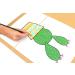 GEBRENT Artist Tote Sketch Board - Large 18x18 Dual Drawing Clipboard with Handle, Clips & Rubber Band - Includes 2 Painting Brushes - Buy Online on GoSupps.com