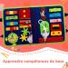Orderra Busy Board - Montessori Activity Board for Children | Early Educational Toys for Fine Motor Skills | Learn Clothing Basics | MLB-SZZM Blue - Buy Online on GoSupps.com