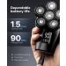 Bald Head Shaver ATEEN Head Shavers for Men Dry and Wet Electric Shaver Cordless Rechargeable LED Display 4 in 1 Close Razor Grooming Kit Waterproof (Red) - Buy Online on GoSupps.com