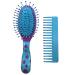 Scunci 2-Piece Girl Set Cushion Brush and Comb - Assorted Colors (1-Pack) - Buy Online on GoSupps.com
