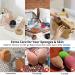 Fauxomor Makeup Sponge Holder - 2-Pack Breathable Ultra-Soft Silicone Beauty Blender Travel Case | Khaki & Coffee | Perfect for All Makeup Sponges - Buy Online on GoSupps.com