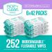 Nice 'N Clean SecureFLUSH Adult Flushable Wipes with Aloe & Vitamin E | 42 Count x 6 Packs - Buy Online on GoSupps.com