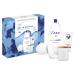 Dove Time to Nourish Treats Collection Bath soak Hand Cream and Beauty Bar Gift Set with a soy wax candle skin care products for her 3 piece