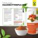 Buy Raab Vitalfood Bio HageButten Powder & Organic Nettle Powder Bundle - Omega-3 & 6 Fatty Acids Natural Calcium Magnesium Potassium - 250g + 160g - Buy Online on GoSupps.com