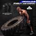 Bear Grips Knee Wraps - Heavy Duty Compression Support for Squats Weightlifting & Powerlifting - Knee Brace for Home Gym Workout (Solid Black - Buy Online on GoSupps.com