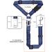 Adjustable Blue Safety Harness for Dogs | Elastic Buffer & 360 Rotary Carabiner | Heavy-Duty Nylon Pet Seat Belt - Buy Online on GoSupps.com