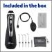 Waterpik Cordless Advanced Water Flosser with 3 Pressure Settings Dental Plaque Removal Tool Ideal for Travel or Small Bathrooms with USB Charger Black (WP-582UK) 582 Black - Buy Online on GoSupps.com