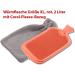 Buy XL Pearl Rubber Heat Bottle | 1.1L with Fluffy Coral Fleece Cover | Warm Up Water Bottle & Heat Flake | International Shipping Available - Buy Online on GoSupps.com
