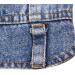 Pet Denim Jacket for Small Medium Dogs & Cats - Cool Vintage Washed Design | XS (23lb), Chest (10 ) Dark Blue - Scratch Resistant Dog Clothes - Buy Online on GoSupps.com
