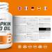 BioTechUSA Pumpkin Seed Oil | Cold Pressed | 600mg per softgel | Non-GMO 60 capsules - Buy Online on GoSupps.com