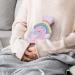 Rainbow Unicorn Hot Water Bottle with Plush Cover - Hand Warmer for Adults & Kids - 26.5x15.3cm | International Shipping Available - Buy Online on GoSupps.com