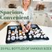 Portable Pill Bottle Organizer Bag - Lockable & See-Through Pockets | Large Heavy-Duty Medicine Organizer with Weekly Pill Box (Grey - Buy Online on GoSupps.com