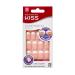 Kiss Everlasting French Nail Kit Medium 28 Nails EF07 (1 PACK) 28 Count (Pack of 1)