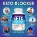 Keto Blocker Pills with White Kidney Bean Extract - Natural Ketosis Support for Men and Women - 90 Capsules by Toplux - Buy Online on GoSupps.com