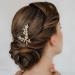 AW BRIDAL Rhinestone Pearl Wedding Hair Clip Set - Gold | Bridal Hair Accessories for Women - Buy Online on GoSupps.com