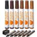 Katzco Furniture Repair Kit Wood Markers Set - 13 Markers and Wax Sticks for Stains, Scratches, Floors, Tables, Desks - Sharpener Included - Ideal for Carpenters, Bedposts, Touch-Ups, Molding Cover-Ups - Buy Online on GoSupps.com
