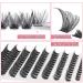 Lash Clusters DIY Extensions - D Curl Individual Lashes 8-16mm - 108 pcs Natural Fluffy Wispy Eyelash Clusters by TOOCHUNAG C01 - Buy Online on GoSupps.com