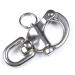 Mxeol Swivel Eye Snap Shackle Quick Release Bail Rigging Sailing Boat Marine Stainless Steel Clip Pair 2-3/4"  Silver - Buy Online on GoSupps.com