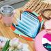 Buy Multicolored Storage Bags for Women - Watermelon Disc Pattern Menstrual Cup Cylinder with Zipper | Perfect for Tampons Panty Liners & Period Inserts - Shop Internationally! - Buy Online on GoSupps.com