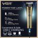VGR Cordless Hair Clippers for Men Professional with Precision Switch - Turbo Mode - Ceramic Blades - Mens Hair Cutting Kit for Barber - Rechargeable Beard Trimmer - Buy Online on GoSupps.com