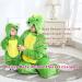 Doladola Unisex Baby Romper Jumpsuit | Hooded Cartoon Sleepsuits | New Green Dinosaur | 0-3 Months Infant Outfit - Buy Online on GoSupps.com