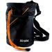Sukoa Chalk Bag for Rock Climbing - Bouldering Chalk Bag Bucket with Quick-Clip Belt and 2 Large Zippered Pockets - Rock Climbing Gear Equipment Sukoa Orange