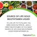 Source of Life Gold Multivitamin Liquid - 30 oz - Boosts Energy, Supports Immunity & Well-Being - with Vitamins D3, B12, K2 & 120+ Whole Food Nutrients - Buy Online on GoSupps.com