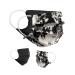BAF Community Masks 2 Series Pack Set Unisex makeshift mask Wendbar Mundsprung Mask or nose protection turning mask with motif cotton bci washable unit size/black-15