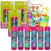 Stitch Lip Balm Tube Bundle for Girls 6 Pack of Stitch Lip Balm in Assorted Flavors Plus Stickers More | Stitch Party Favors