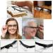 Adjustable Focus Reading Glasses -6BIS+3 | Myopia Correction Unisex Dial Adjustable | Includes Suede Cloth - Buy Online on GoSupps.com