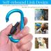 10-Pack Screw Carabiner Keychain Hooks for Camping Fishing Hiking & Travel - Durable Outdoor Gear - Buy Online on GoSupps.com