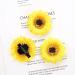 12 Pieces 2.75 Inch Sunflower Daisy Hair Clips - Perfect for Beach Wedding, Bridal Accessories, Photography Props - Yellow Floral Hair Accessories for Girls and Women - Buy Online on GoSupps.com