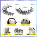 Calphdiar Cat Eye Pack 3D Natural False Eyelashes - Wispy Faux Mink Lashes - 14mm Volume - Clear Band Fake Lashes for Cat Eye Look - Buy Online on GoSupps.com