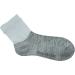 Yomandamor Ladies Bamboo Diabetic Ankle Socks - 6 Pairs, Non-Binding Top, Cushion Sole, Size 3-8, White/Grey - Buy Online on GoSupps.com