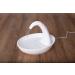 Pioneer Pet Swan Pet Drinking Fountain - 80oz Water Capacity (White Plastic) - Buy Online on GoSupps.com