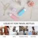 Leak Proof TSA Approved Travel Bottles Set - 3 oz Silicone Refillable Containers for Toiletries - Multicolor - Buy Online on GoSupps.com