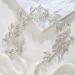SweetV Flower-Leaf Bridal Headpiece | Wedding Hair Accessory for Brides | Rhinestone Opal Headband | Silver Flower Girl Bridesmaid Piece - Buy Online on GoSupps.com