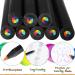 CHENGU 48 Pcs Rainbow Colored Pencils - 7 Color in 1 Rainbow Pencil Set with Sharpeners - Ideal for Kids, Adults, Art Drawing - Black Wood - Buy Online on GoSupps.com