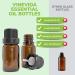 Refillable Empty Amber Glass Bottles for Essential Oils - 12 Pack with Dropper and Cap - DIY Aromatherapy Kit - Buy Online on GoSupps.com