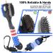Golf Club Brush & American Flag Towel Set | Groove Cleaner Kit with Strong Magnet | Golf Accessories for Cleaning Clubs & Bags - Buy Online on GoSupps.com