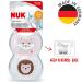 Nuk Space Baby Schnuller - BPA-Free Silicone Pacifier for 0-6 Months (Cat & Hedgehog) - Extra Ventilation - 2 Pack - Buy Online on GoSupps.com