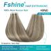 FSHINE 30cm Tape-In Hair Extensions Light Brown & Platinum Blonde | Seamless Adhesive 20 Pieces 30g #8P60 - Buy Online on GoSupps.com