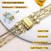 2-Piece Upgraded Magnetic Layering Necklace Clasps Set - Gold and Silver | Necklace Separator & Detangler for Triple Layering | 14K Gold Plating | Closures for Multiple Necklaces - Buy Online on GoSupps.com