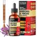 Tenmido 13in1 Adrenal & Focus Support Supplements Liquid Drops with Astragalus Wood Betony Rhodiola Ashwagandha Bacopa Eleuthero Gotu Kola Holy Basil and More - 30 Days Supply - 1FL Oz