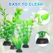Rikudim Realistic Plastic Aquarium Plants - Small Artificial Decorations for Vibrant Aquariums - Buy Online on GoSupps.com