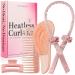 Lily England Heatless Curlers Gift Set Christmas Stocking Fillers for Women & Teen Girl Gifts - Heatless Curls for Long Hair 6 Piece Christmas Gifts for Teenage Girls Satin Pink 6 Piece Set