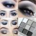 MEICOLY Black Smokey Eye shadow Palette - 9 Colors Matte Glitter Eyeshadow Palette - Buy Online on GoSupps.com