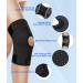 ZEAMO Plus Size Adjustable Compression Knee Brace for Knee Pain Relief - Black XXX-Large - Buy Online on GoSupps.com